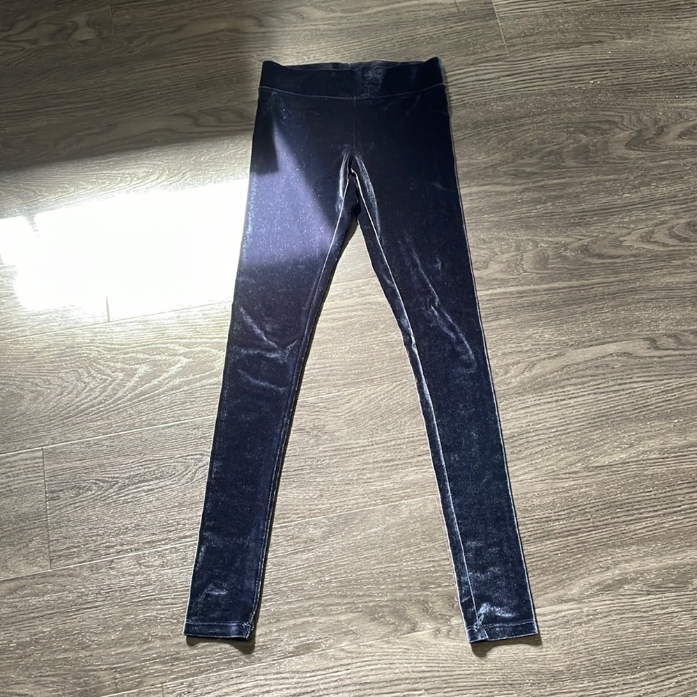 Alice and Olivia Velvet Shimmer Leggings